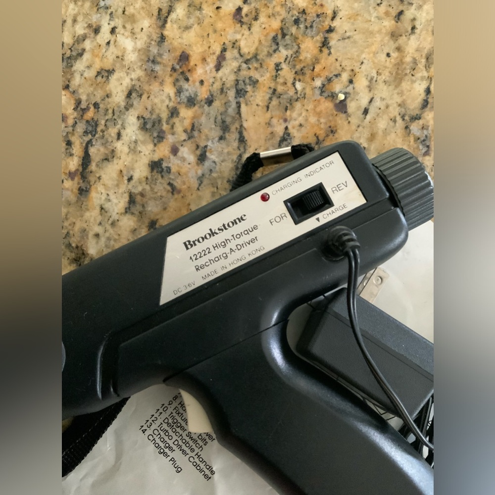 Brookstone  High-Torque Rechargeable Driver